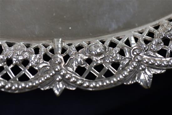 An early George III silver circular salver, by Richard Rugg I, 51 oz.